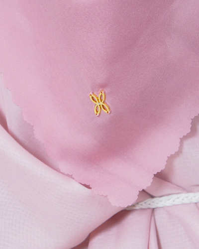 Leena plain scarves nude rose