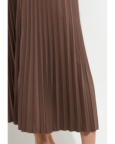 Madame pleats skirt wood