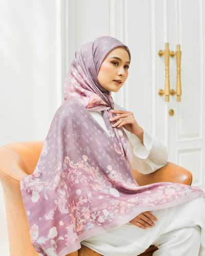 Louisa scarves amethyst