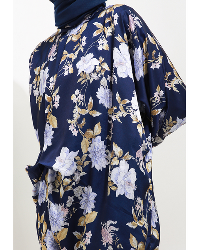 Blouse seruni pilin donker