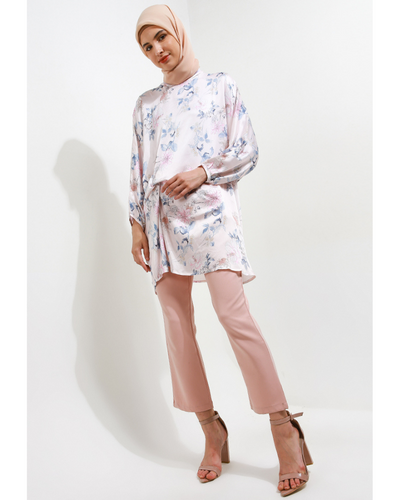 Blouse seruni pilin babypink
