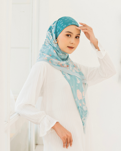Louisa scarves emerald