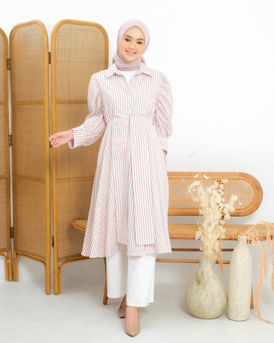 Aidene midi dress oat
