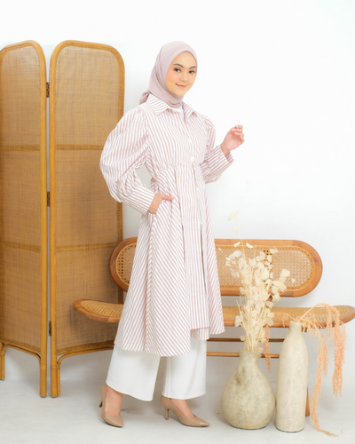Aidene midi dress oat