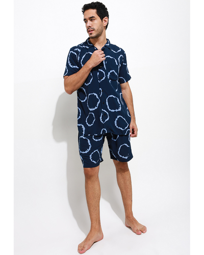 Daily pajamas ring male blue