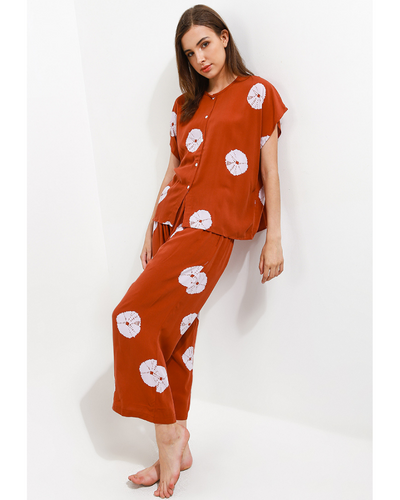 Daily pajamas orange female