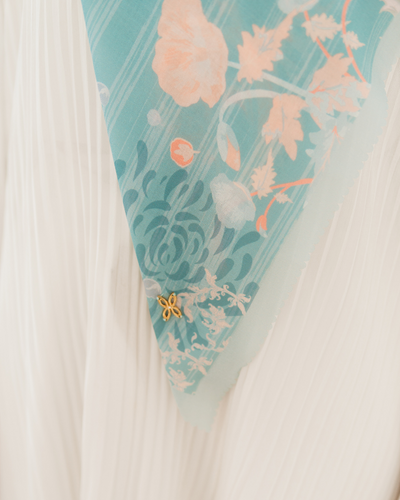 Louisa scarves emerald