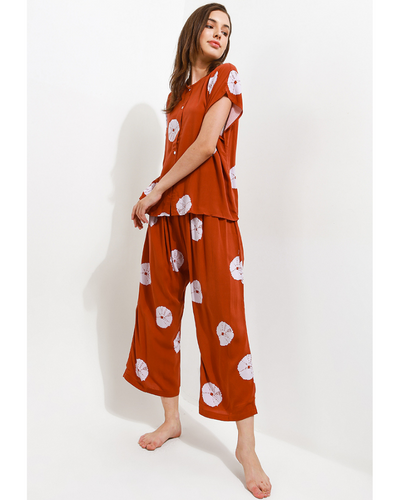 Daily pajamas orange female