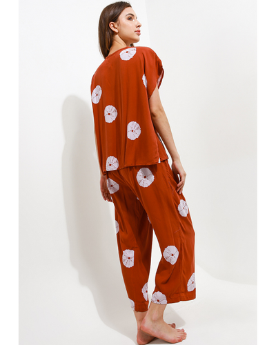 Daily pajamas orange female