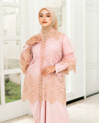 Exclusive Eevaa Set (Inner & Outer) - Pink Rose