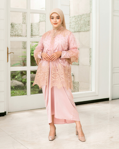 Exclusive Eevaa Set (Inner & Outer) - Pink Rose