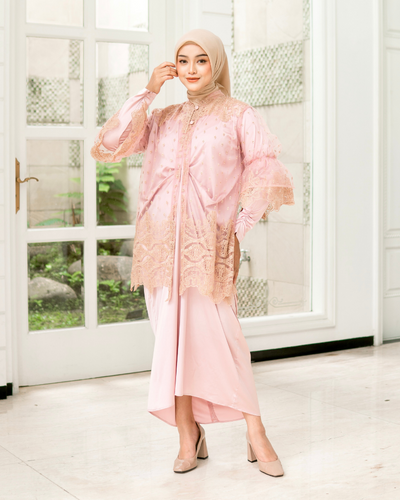Exclusive Eevaa Set (Inner & Outer) - Pink Rose