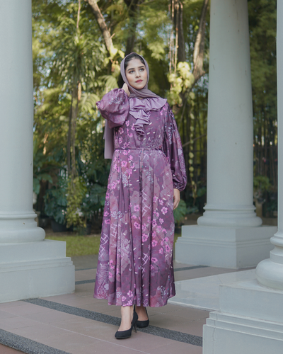 Blossom dress amethyst