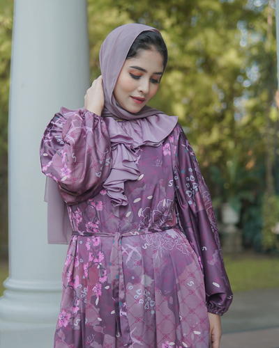 Blossom dress amethyst