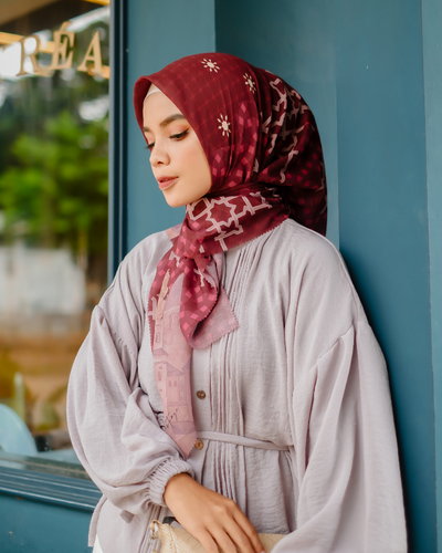 Sofia scarves redwood