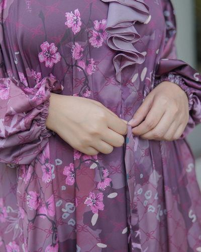 Blossom dress amethyst