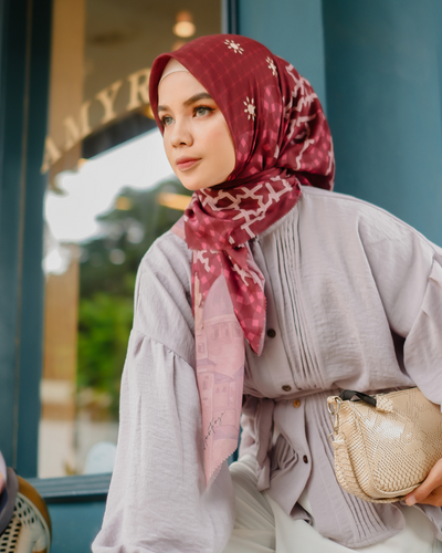 Sofia scarves redwood