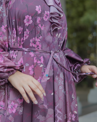 Blossom dress amethyst