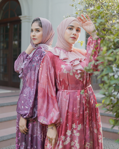 Blossom dress ruby