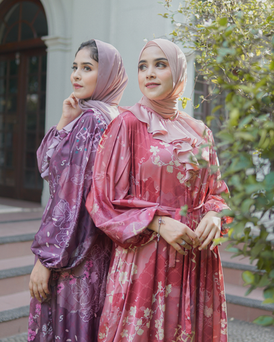 Blossom dress amethyst