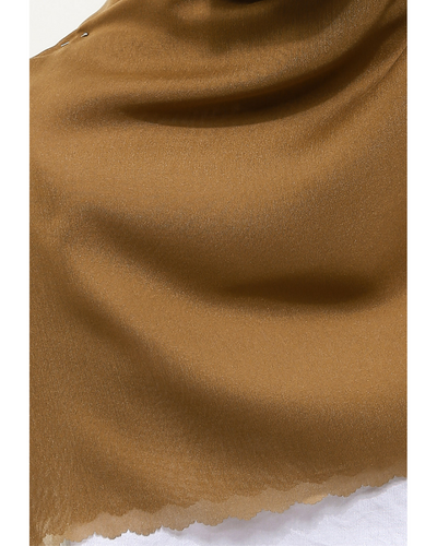 Leena plain scarves bronze