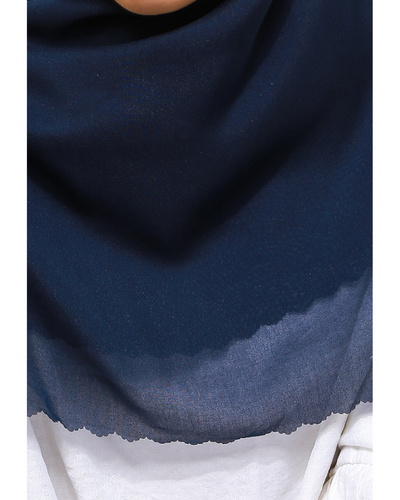 Leena plain scarves navy