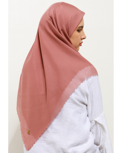 Leena plain scarves french pink
