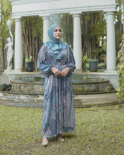 Blossom dress saphire