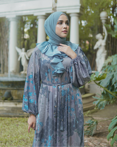 Blossom dress saphire