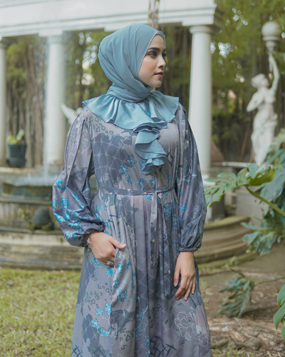 Blossom dress saphire
