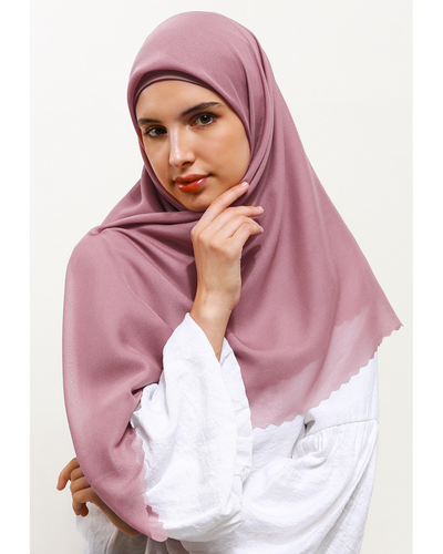 Leena plain scarves rose