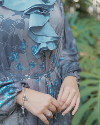 Blossom dress saphire