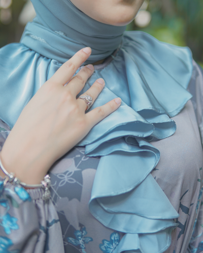 Blossom dress saphire