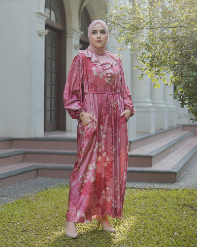 Blossom dress ruby