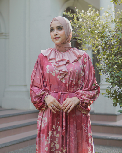 Blossom dress ruby