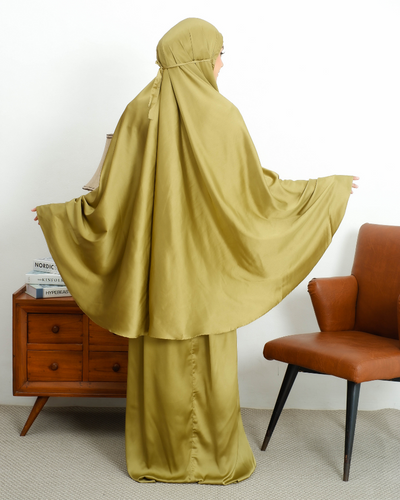 Mukena khadijah olive