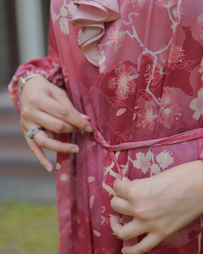 Blossom dress ruby
