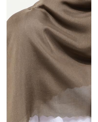 Leena plain scarves sephia