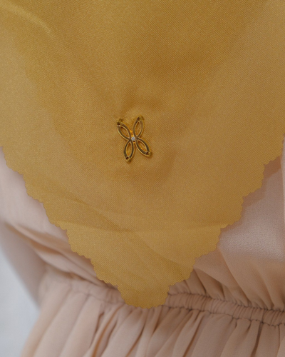 Leena plain scarves mustard