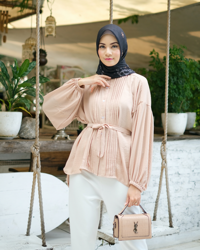 Malika top beige