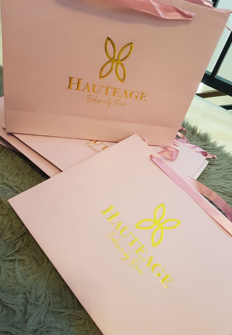 Papperbag hauteage pink