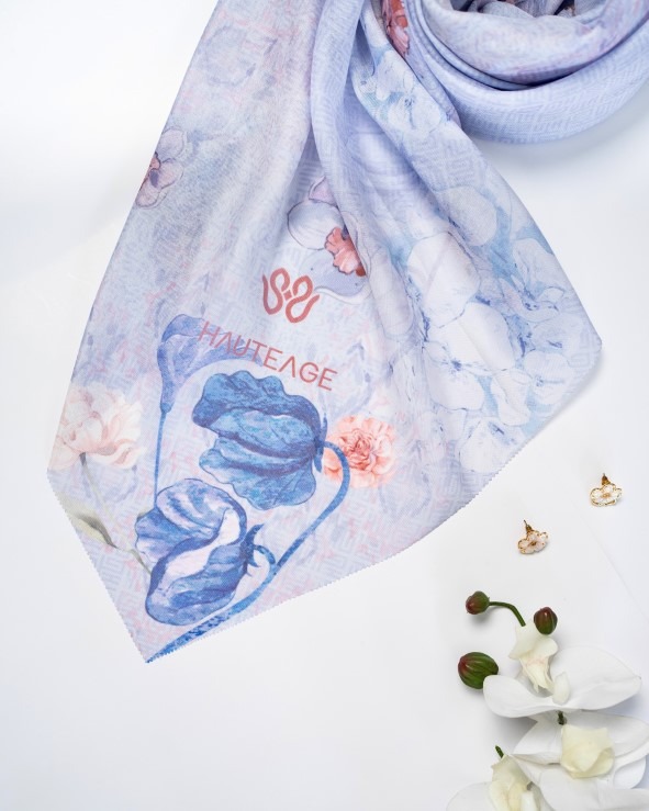 Gauri Scarves - Powder