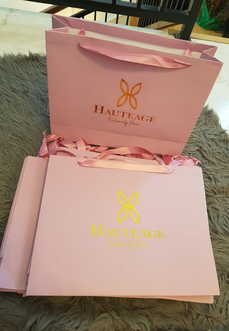 Papperbag hauteage pink