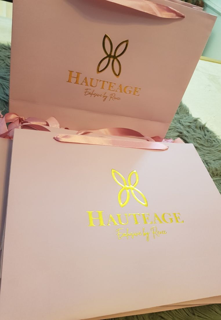 Papperbag hauteage pink