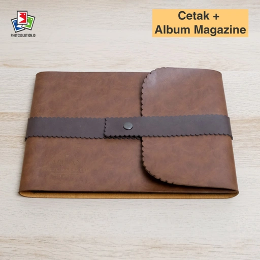 Image of Paket Cetak Album Magazine Sabuk Foto Laminasi