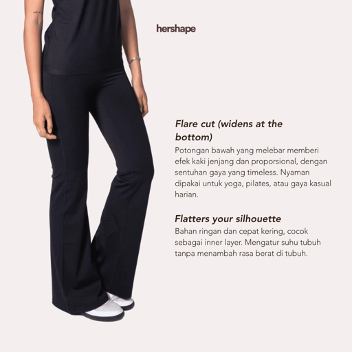 Image of Flare Legging Hershape 2 Pcs