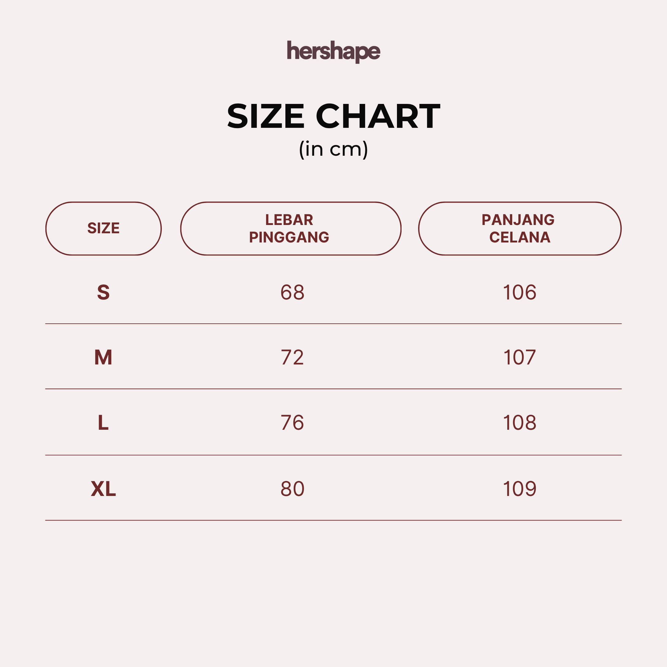 Flare Legging Hershape 3 Pcs
