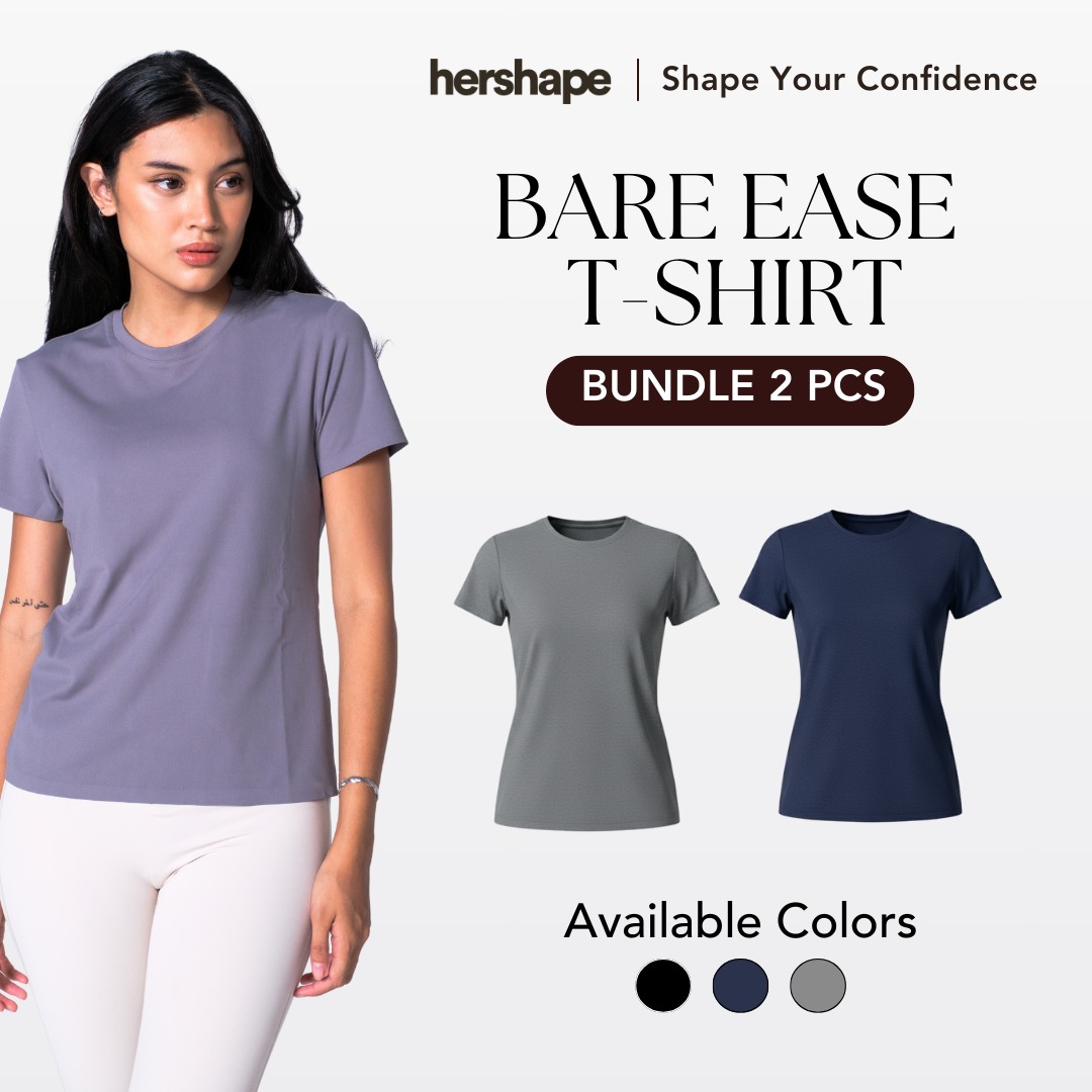 Bare Ease T-Shirt Hershape 2 Pcs