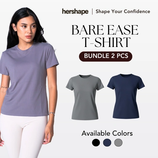 Bare Ease T-Shirt Hershape 2 Pcs