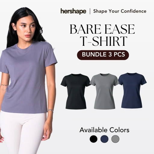 Bare Ease T-Shirt Hershape 3 Pcs